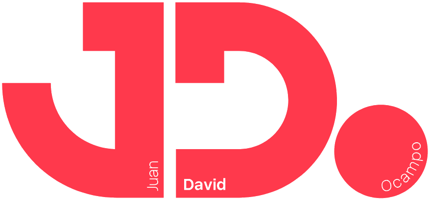 Logo JD. Juan David Ocampo